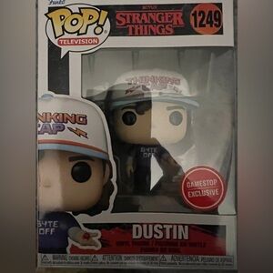 Funko Pop Stranger Things Dustin with White and Blue Cap #1249